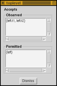 Figure 7: Acceptances Comparison Window