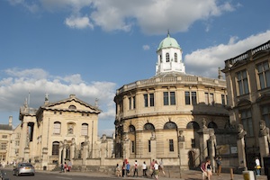 Clarendon Building and Sheldonian Theatre